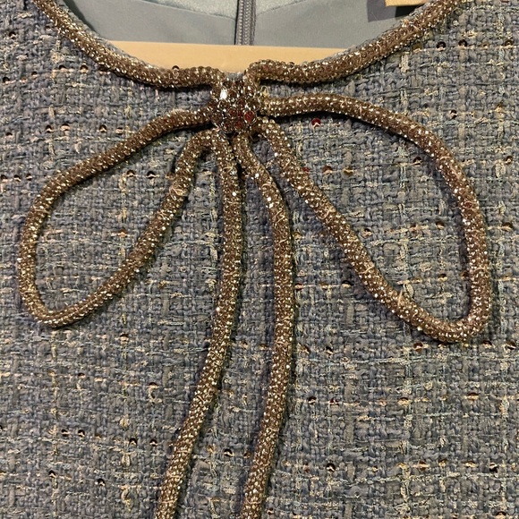 Mestiza New York Ainslee Tweed Blue Tweed Dress - Picture 5 of 7